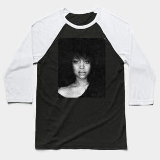 Erykah Badu - Halftone Baseball T-Shirt